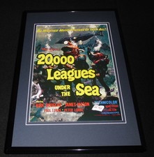 20,000 Leagues Under the Sea Framed 11x17 Repro Poster Display Kirk Douglas