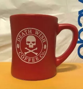 Death Wish Coffee Company Diner Mug Meet Me Under The Mistletoe And Bring Coffee - Picture 1 of 2