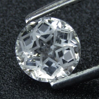 3,13 quilates Wow natural increíble topacio blanco forma redonda 8,5 mm piedras preciosas sueltas Foto 1 de 4