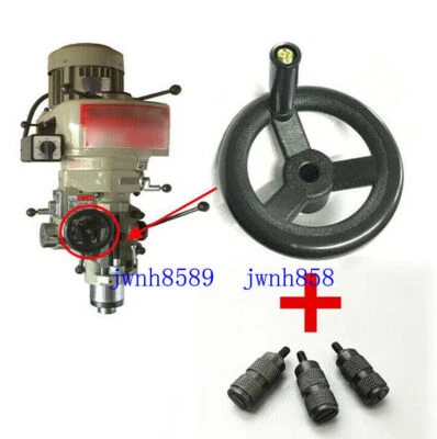 Bridgeport Milling Machine Fine Feed Plastic Hand Wheel + 3Pcs Feed Reverse Knob - Image 1 of 4