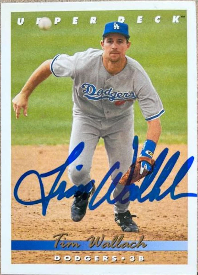 Tim Wallach Autographed 1993 Upper Deck #547 - Image 1 of 1