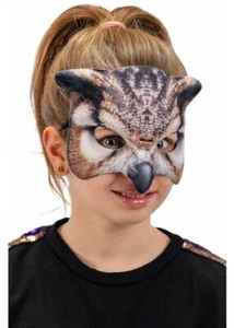 Adult Kids Face Mask Fancy Dress Animal Carnival Realistic Mr Fox Mad Hatter - Picture 1 of 3