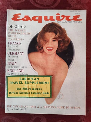 ESQUIRE February 1961 Suzy Parker Giorgio Santelli Salome Jens Travel Europe Foto 1 de 2