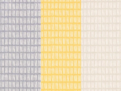 Grey, Ochre Yellow, Taupe Ditto PVC Oilcloth Wipe Clean Tablecloth Stripes Lines - Image 1 of 4
