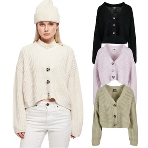 Urbanclassics Ladies Cardigan Oversized Cardigan Oversize Style Knitted Ladies - Picture 1 of 47