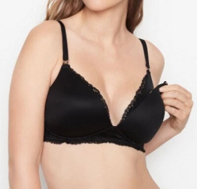 Body By Victoria Secret Lightly Lined Maternity Wireless Nursing Bra 32DDD NEW - Image 1 of 4