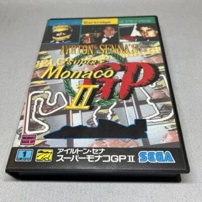 Super Monaco GP II Sega MEGA DRIVE Japan MD AYRTON SENNA Action Adventure Game - Image 1 of 4