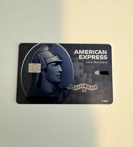 American Express Blue Cash Preferred Credit Card. Cancelled. Collectible. - Picture 1 of 3