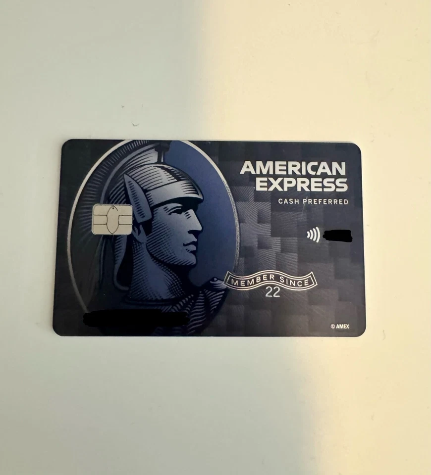 American Express Blue Cash Preferred Credit Card. Cancelled. Collectible. - Image 1 of 3