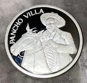 Mexico Pancho Villa w/Horse 1 oz Ounce .999 Pure Silver Plata Pura Coin ๐ช๐ฒ๐ฝ - Picture 1 of 2