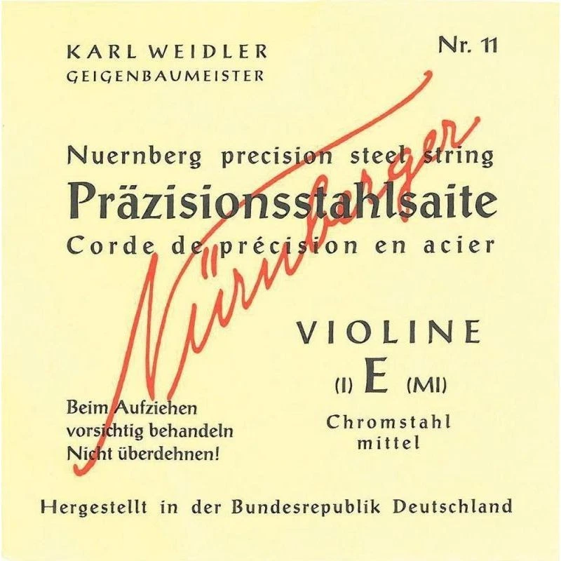 Muta di 4 corde per Violino 1/2 Nürnberger Präzision Vollkern 1/2 - Immagine 1 di 1
