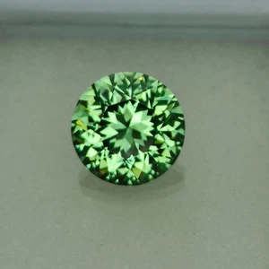 Round Cut Superb 8 Ct Natural Mint Green Sapphire Certified Ceylon LooseGemstone - Picture 1 of 3