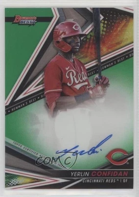 2022 Bowman's Best of Green Refractor /99 Yerlin Confidan #B22-YC Auto - Image 1 of 2