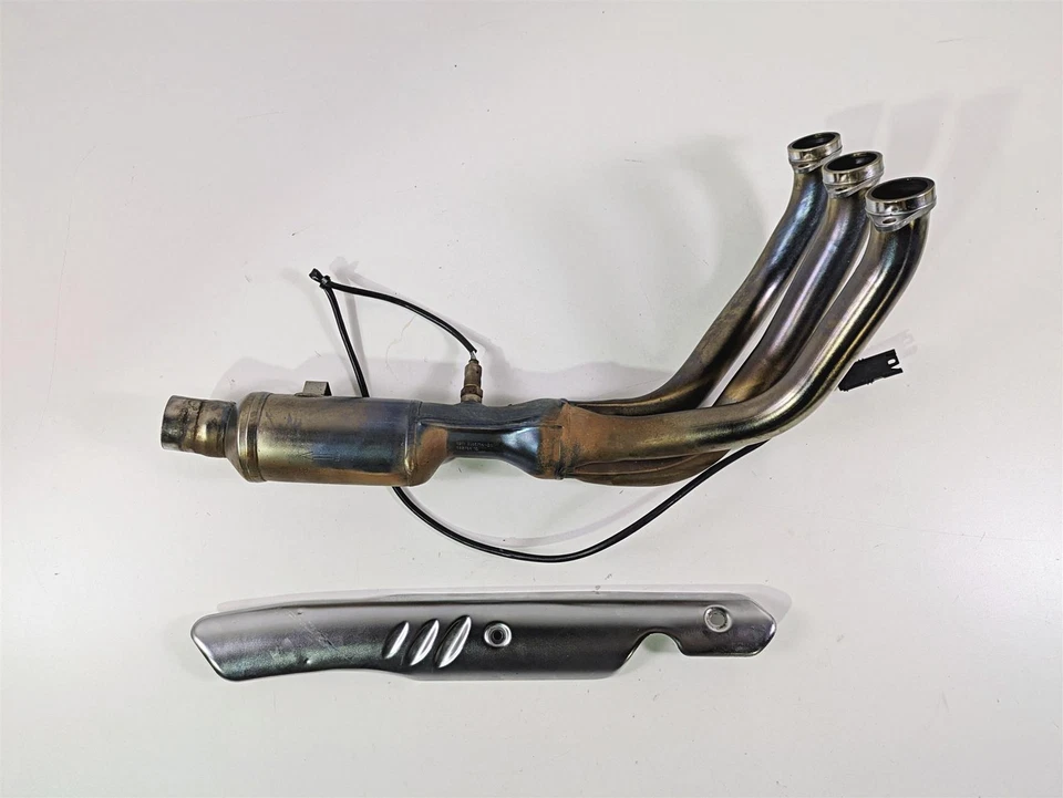 2014 BMW K1600 GTL  K48 Left Exhaust Header Manifold + Heat Shield 18518546714 - Image 1 of 4