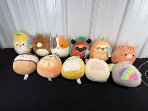 Squishmallows 8" Horse Hamster Cat Sloth Pug Penguin Elephant Smore Lot of 11 - Picture 1 of 9