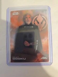 2025 Topps Chrome Star Wars COUNT DOOKU RAYWAVE Refractor #27 - Picture 1 of 1