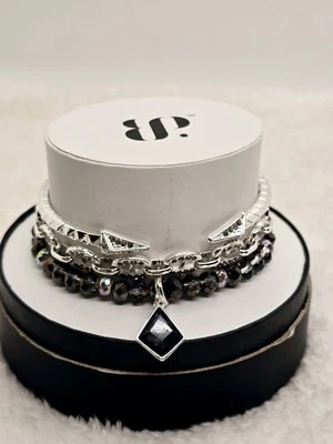 Браслеты BP Bomb Party Stack RBP 7206 с вечным и острым серебряным покрытием - Изображение 1 из 4