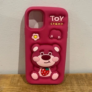 Toy Story iPhone 13 Rosa 3D Funda Teléfono Oso Usada en Excelente Condición - Imagen 1 de 2