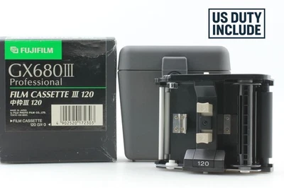 [COMO NUEVO en caja] Inserto de casete de película de 120 rollos FUJIFILM GX680 III DE JAPÓN Foto 1 de 4