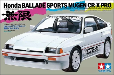 Tamiya 1/24 Honda Ballade Sports Mugen CR-X PRO Plastic Model Kit 24045 NEW - Image 1 of 4