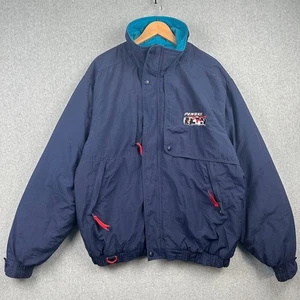 Vintage Penske Racing F1 Columbus Gear XL Mantel Formel 1 Jacke blau warm Reißverschluss - Bild 1 von 10