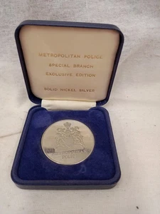 Metropolitan Police Special Branch Solid Silver Nickel Coin Exclusive Edition - Picture 1 of 8