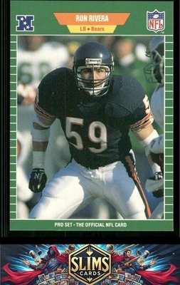 1989 Pro Set Chicago Bears Ron Rivera #48 - Image 1 of 2