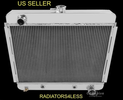 RADIADOR CHAMPION 4 FILAS TODO ALUMINIO 62 63 64 65 66 67 MOTORES CHEVY NOVA II V8 Foto 1 de 2