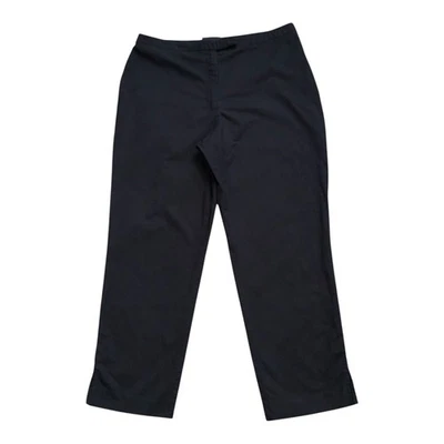 Брюки укороченные женские NEW YORK & COMPANY размер 12 черные хлопковая смесь 26 дюймов по внутреннему шву - Изображение 1 из 4