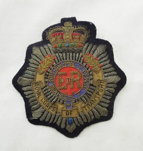 Insignia Blazer Royal Corps of Transport RCT Bordado Lingote Alambre Parche Británico - Imagen 1 de 2