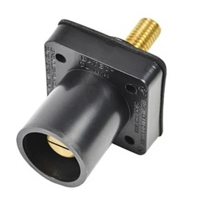 CL40MRSB-AX CL Cam Type, Panel Mount,400A, 1-1/8" threaded stud, M - Black (A) - Image 1 of 2