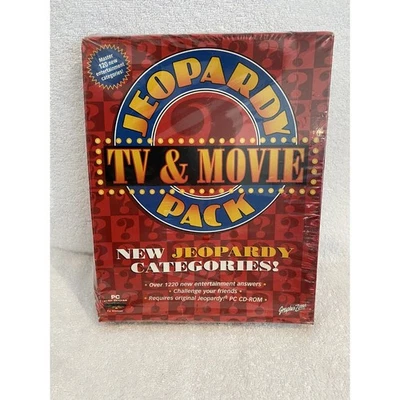 1996 Jeopardy TV & Movie Pack Mint Game - Sealed - Original Box - Image 1 of 4