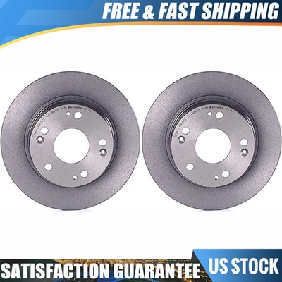 Rear Brembo High Performance OE Brake Rotors Set For 2006-2015 Honda Civic - Изображение 1 из 4