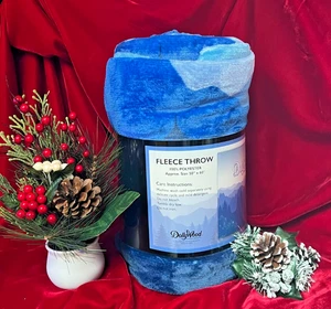 Dollywood blau Fleece Überwurf 40 Jahre - 50"X60" - Neu L S - Bild 1 von 6