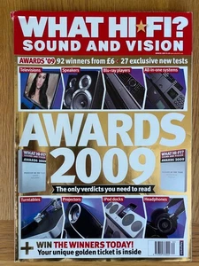 Vintage What Hi Fi Award 2009 Magazin.  Exc cond.  Andere Jahre verfügbar 1995-2021 - Bild 1 von 6