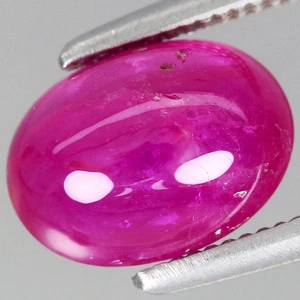 Cabujón ovalado John Saul rojo térmico natural 2,07 quilates con 8x6 mm Kenia, África - Imagen 1 de 4