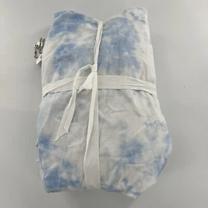 Pottery Barn Teen Easy Breezy Blue Tie Dye Bean Bag Slipcover Size Large - Picture 1 of 9