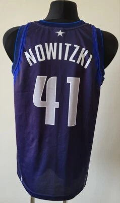Camiseta de campeón de baloncesto de los Dallas Mavericks de la NBA talla grande adulto #41 Nowitzki Foto 1 de 4