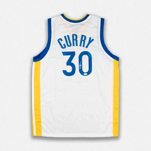 Stephen Curry Warriors Signed White Pro Style Jersey Association Edition JSA - Picture 1 of 2