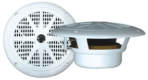 Nuovo Pyle PLMR61W Coppia Altoparlanti Impermeabili 6,5" 120 Watt Barca Marina Auto Barca Pkg - Foto 1 di 1