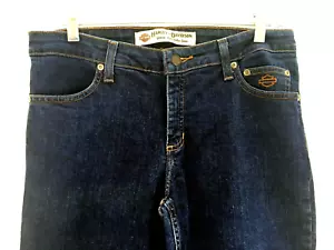 Harley-Davidson Womens Jeans Size 8 Blue Denim Pants 99114-11VW - Picture 1 of 9