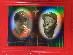 Ken Griffey Jr. / Hank Aaron Upper Deck 2000 Reflections In Time #R1 - Picture 1 of 2
