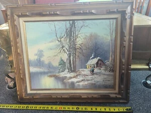 Morris Katz? Original Oil Painting-Original Frame-19.5 × 15.5-Smoke Free - Picture 1 of 3