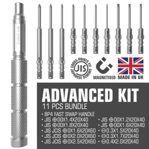 BP4 JIS JCIS Screwdriver Set 11 PCs MADE IN UK Camera Repair For Canon Nikon - Picture 1 of 1