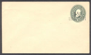 U.S. #U488 SCARCE Mint Entire - 1 1/2c on 1c Green - Picture 1 of 1