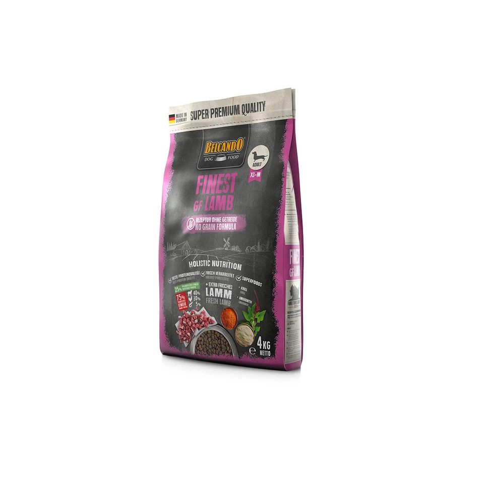 4 kg Belcando Finest GF Lamb Trockenfutter Hundefutter m. Lamm Getreidefrei Mini - Bild 1 von 1