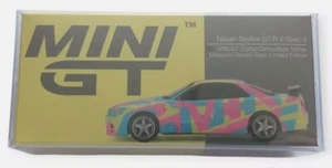 1:64 MINI GT NISSAN SKYLINE GT-R V-SPEC II MDX22 MALAYSIA DIECAST EXPO LIMITED - Picture 1 of 3