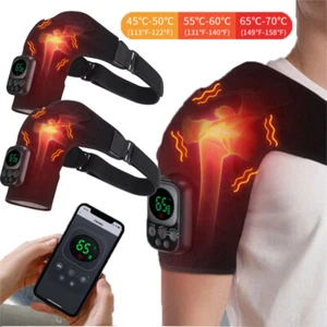 1/2X Wireless Shoulder Massager APP Control Heating Vibration Shoulder Massager - Picture 1 of 24