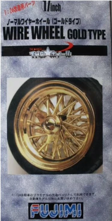 MW22 FUJIMI FU19325 1:24 TW-56 17INCH WIRE WHEEL (GOLD) 1/24 ZUBEHÖR
