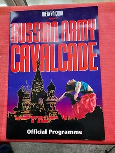 Rare Russian Army Cavalcade UK Tour Programme 1994 Red Army Ensemble Photographs - Picture 1 of 6